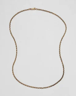 Antique Victorian 14k Gold Cable Chain Necklace