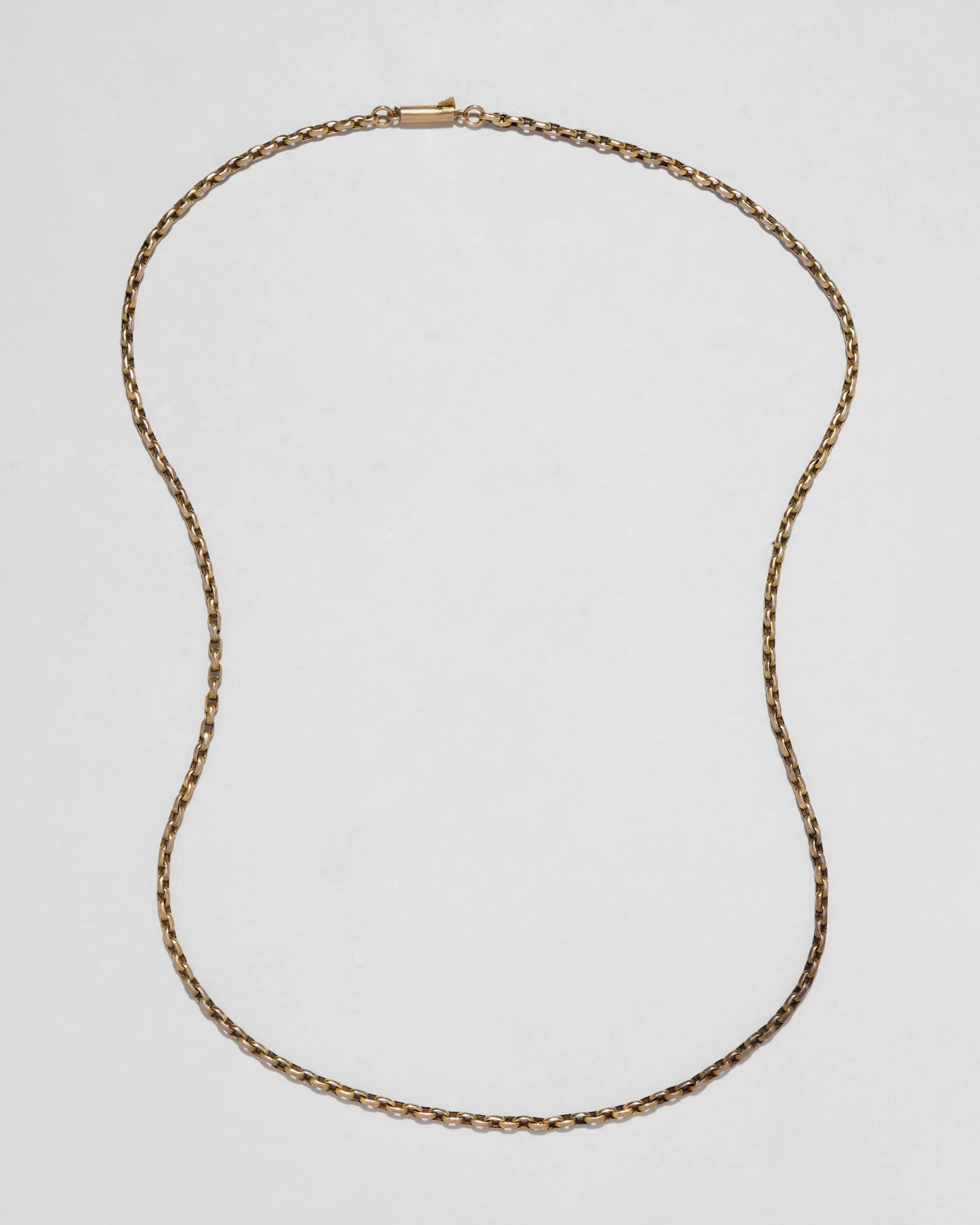 Antique Victorian 14k Gold Cable Chain Necklace