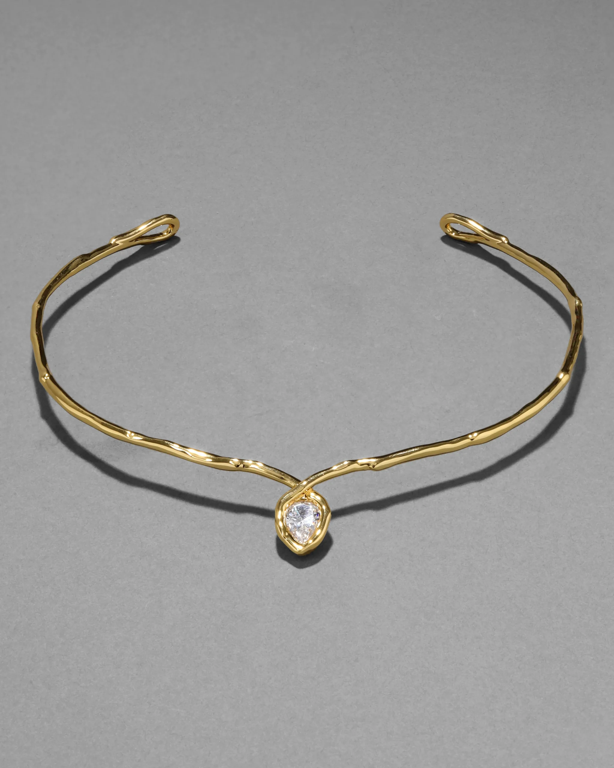 Asterales Gold Floating Collar Necklace