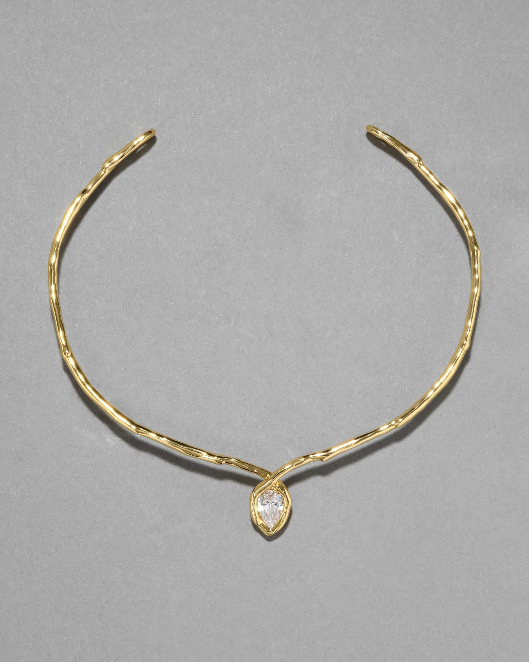 Asterales Gold Floating Collar Necklace