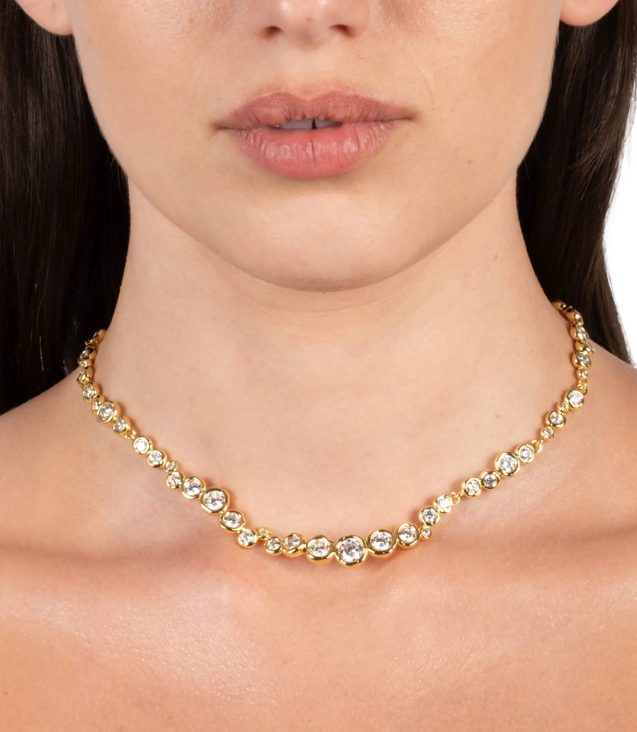 Asterales Gold Riviera Necklace