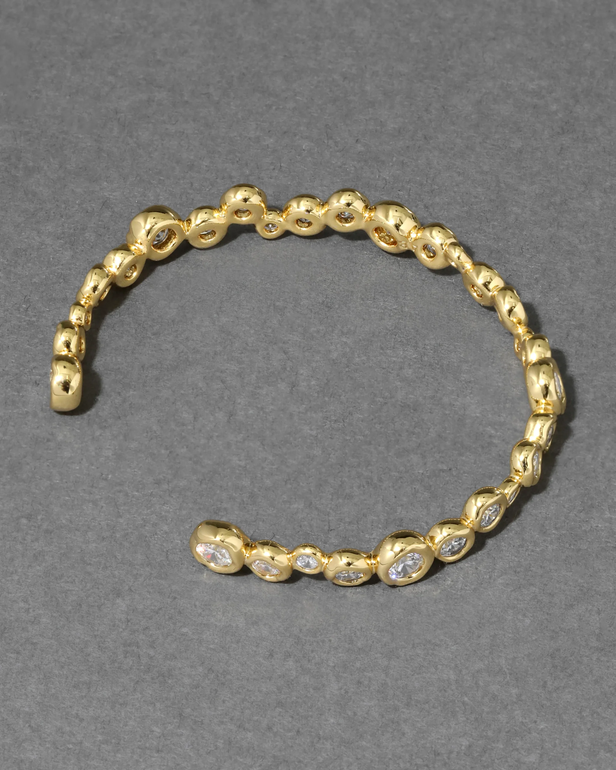 Asterales Gold Skinny Cuff Bracelet