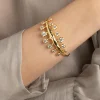 Asterales Modernist Cuff Bracelet