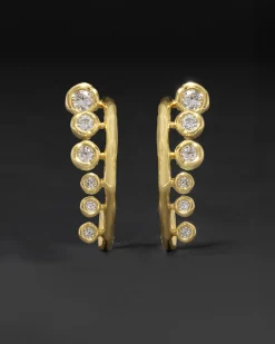 Asterales Modernist Hoop Earring