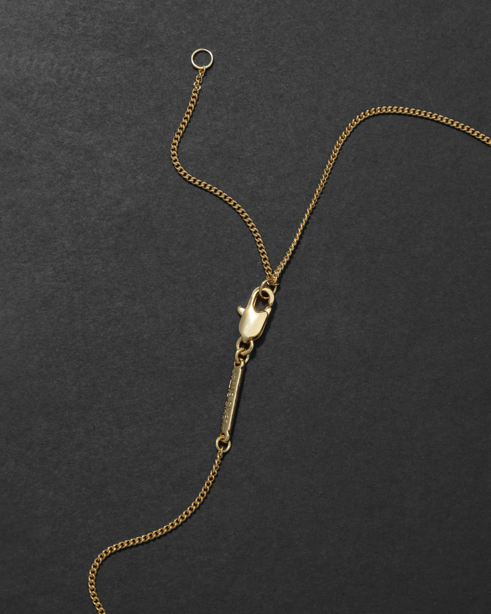 Bonbon Crystal Teardrop Lucite Pendant Necklace- Clear + Petal Crystal