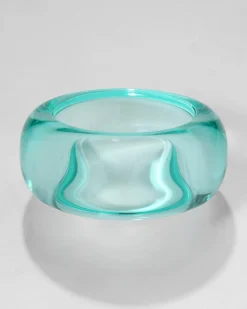 Bonbon Lucite Wide Bangle Bracelet- Horizon