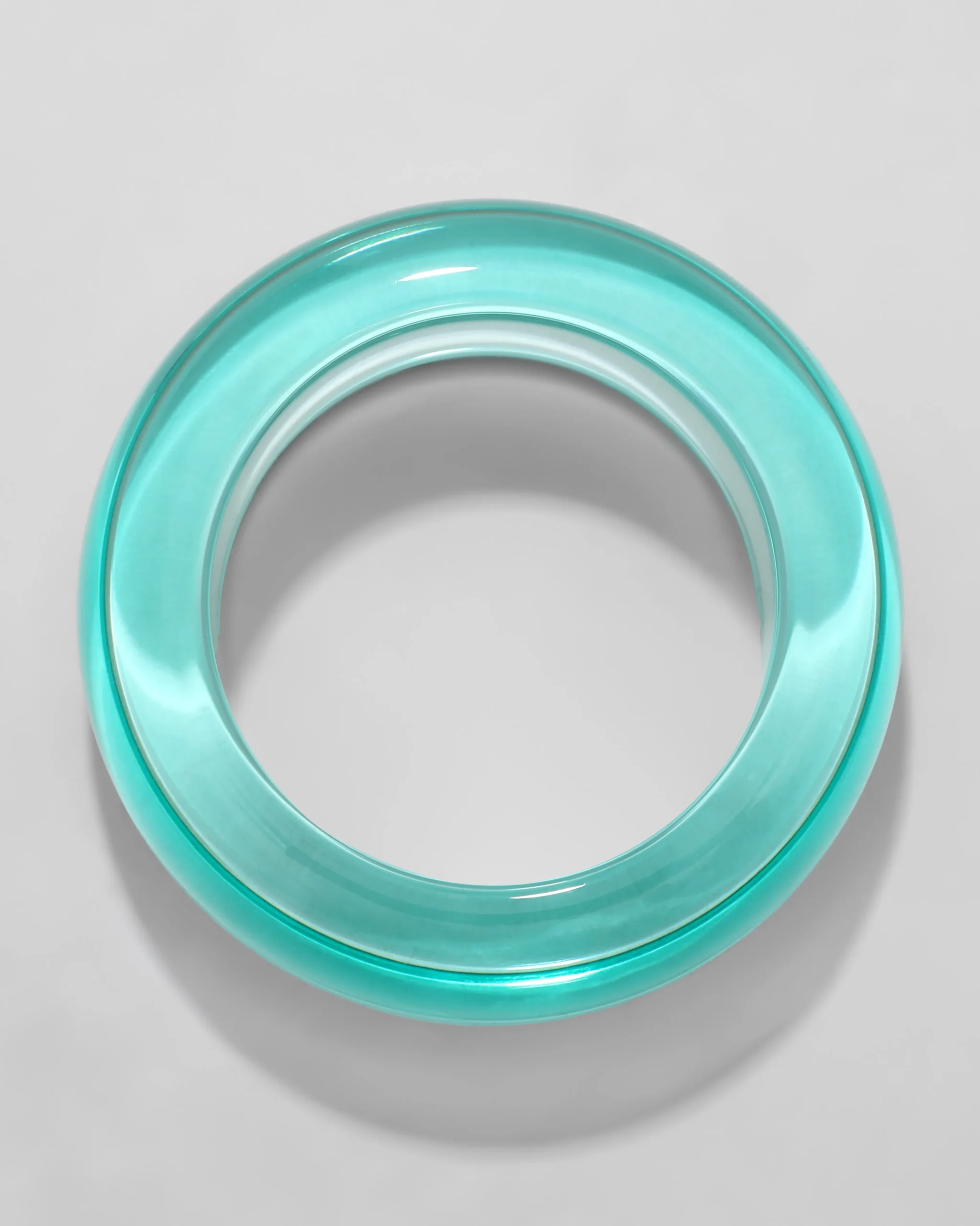 Bonbon Lucite Wide Bangle Bracelet- Horizon