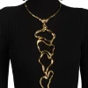 Brut Gold Cascade Collar Necklace