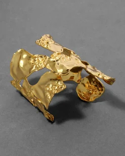 Brut Gold Reef Cuff Bracelet
