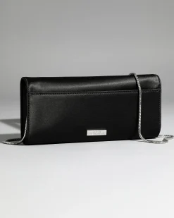 Crystal Curve Clutch- Black
