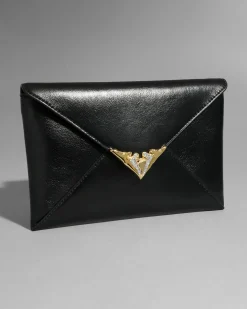 Envelope Clutch- Black