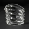 Liquid Lucite Wide Ripple Cuff