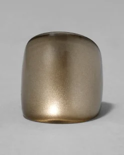 Lucite Block Ring- Dune