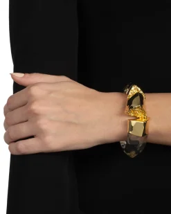 Lucite Brutalist Hinge Bracelet