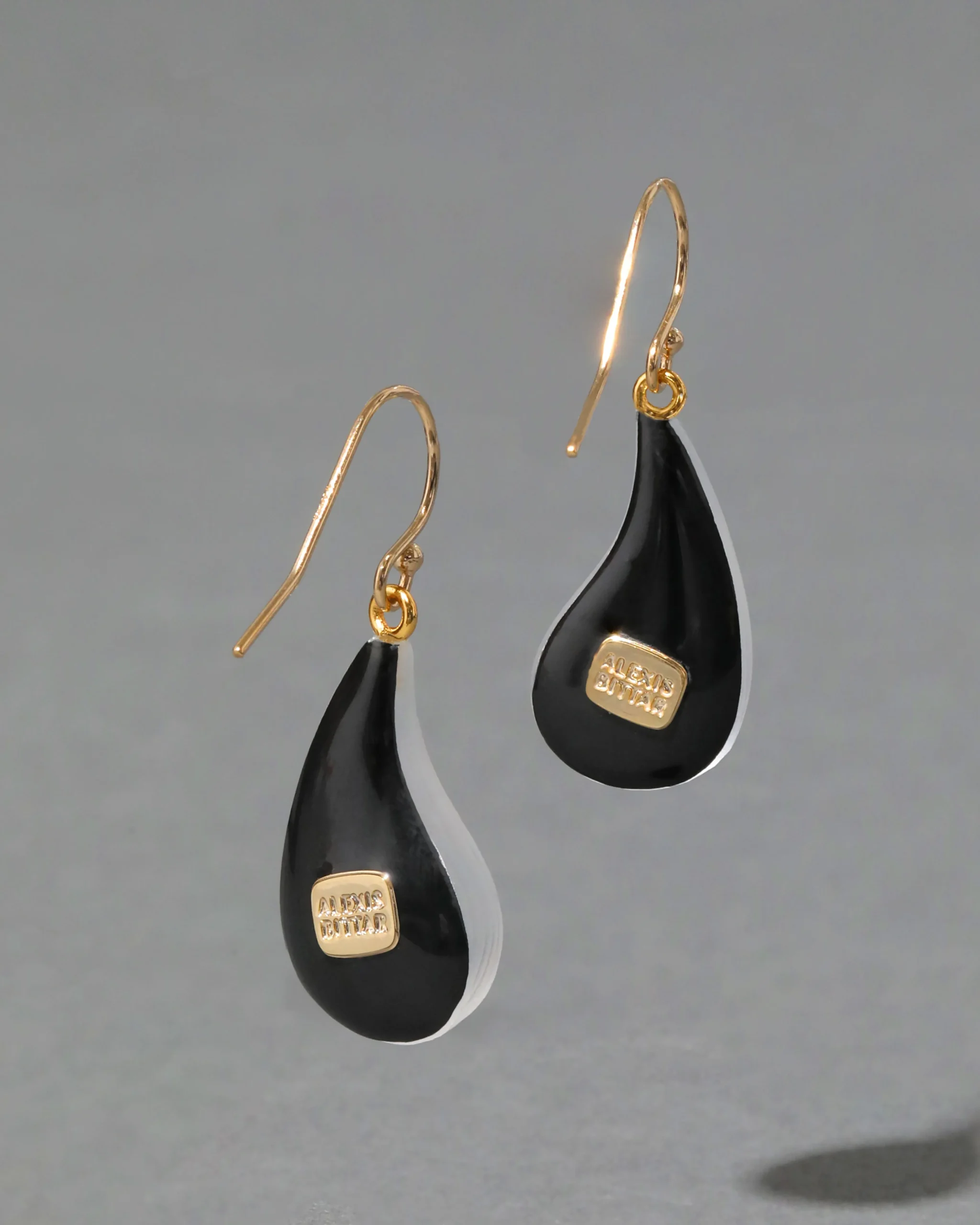 Lucite Dewdrop Earring- Silver