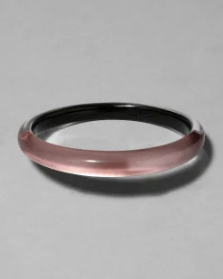Lucite Skinny Bangle- Dusty Rose