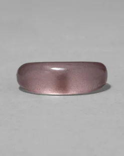 Lucite Tapered Ring- Dusty Rose