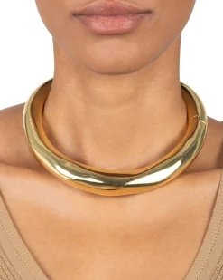 Metal Hinge Collar- Gold