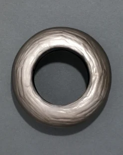 Puffy Lucite Bangle Bracelet- Chocolate