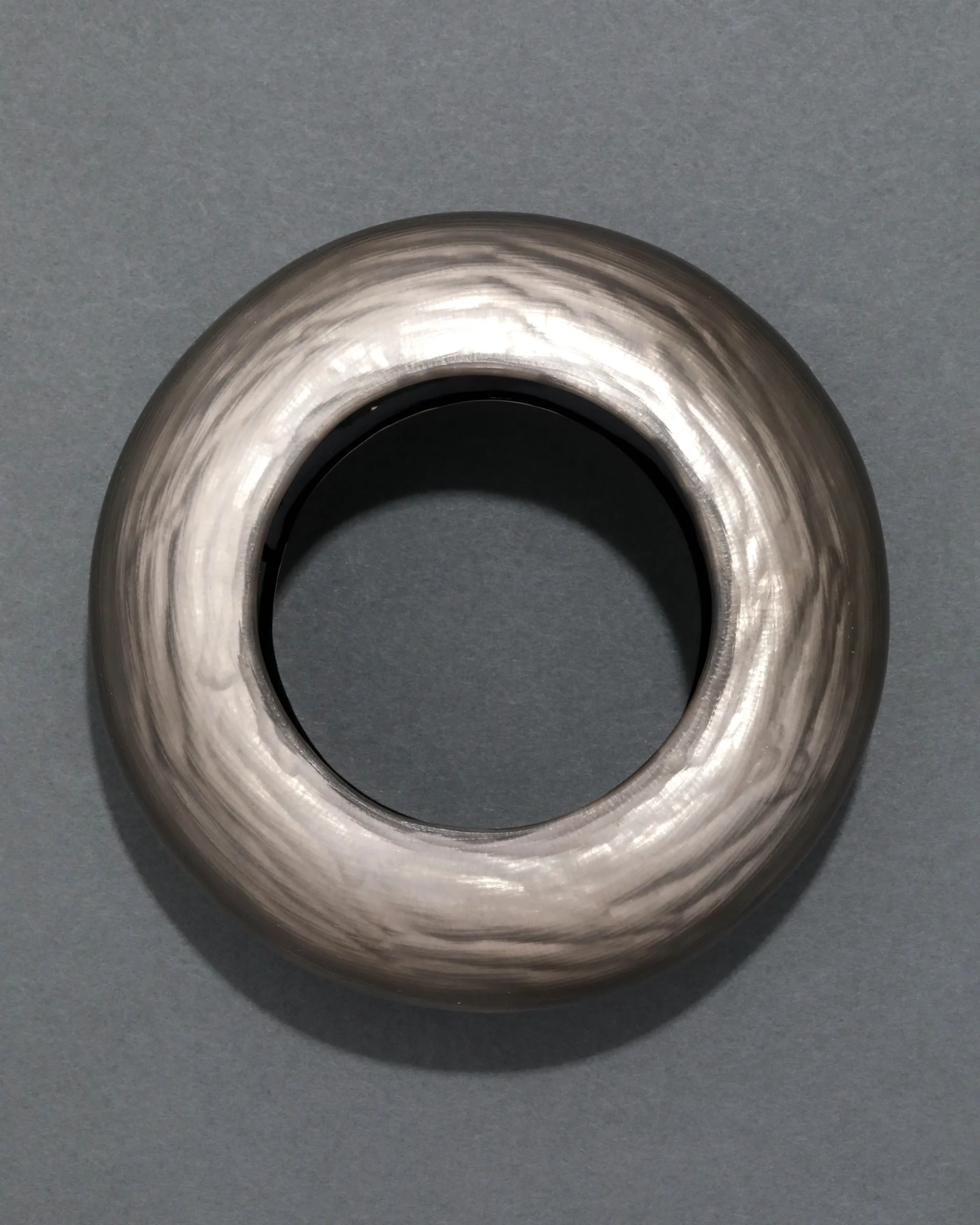 Puffy Lucite Bangle Bracelet- Chocolate