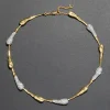 Solanales Crystal Teardrop Riviera Necklace