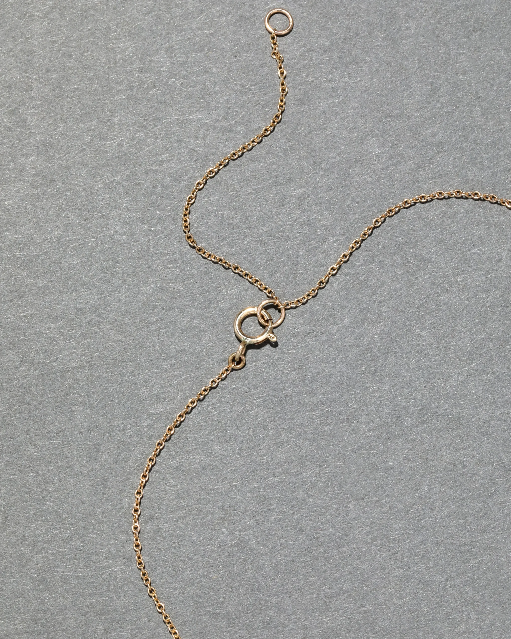 Sterling Silver & 14k Gold Cut Luminous Crystal Drop Pendant Necklace