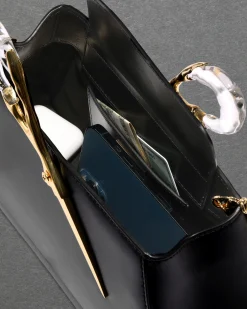 The Scissor Clutch- Black