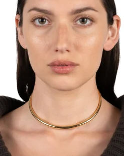 Thin Collar Necklace - Gold