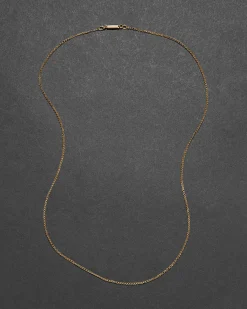 Vintage 9k Gold Foxtail Chain Necklace