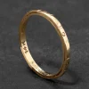 Vintage 14k Gold XO Band Ring