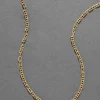 Vintage 1980s 14k Gold Handmade Italian Link Chain Necklace