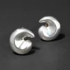 Vintage 1980s Sterling Silver Apostrophe Earring