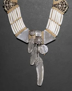 Vintage 1980s Sterling Silver Mary & Doug Hancock Necklace